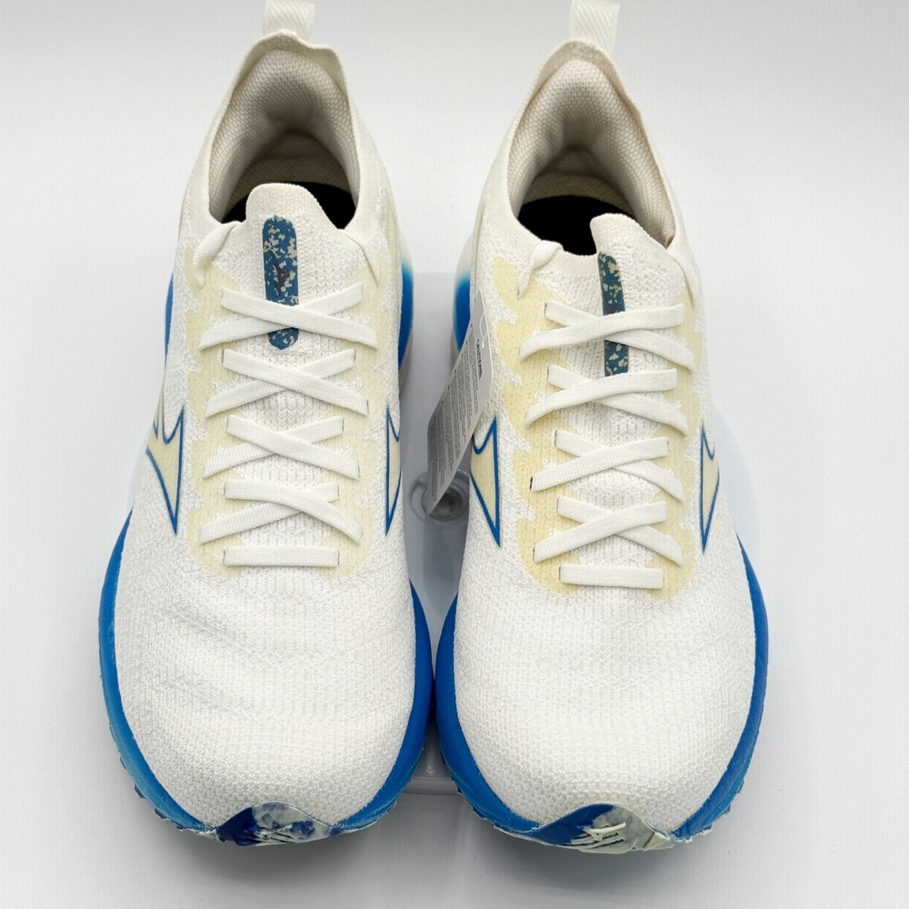 Mizuno Wave Neo Wind Running Shoes Womens 9.5 White Blue J1GD227821 Sneakers - Picture 2 of 12